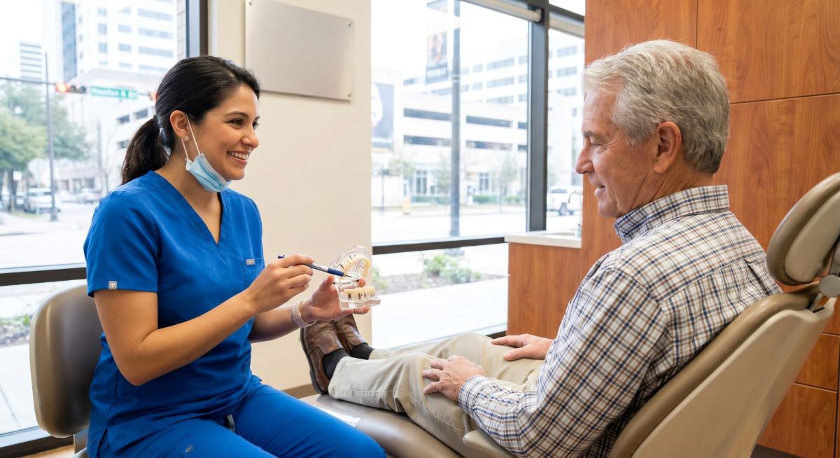 Snap-On Dentures vs. Traditional Dentures snap-on vs traditional dentures-houston
